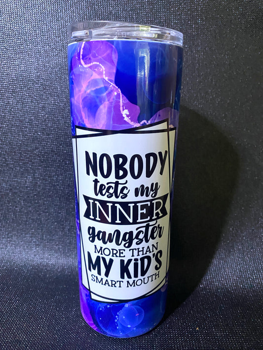 Purple inner gangster-20oz tumbler